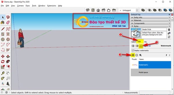 setting sketchup 5