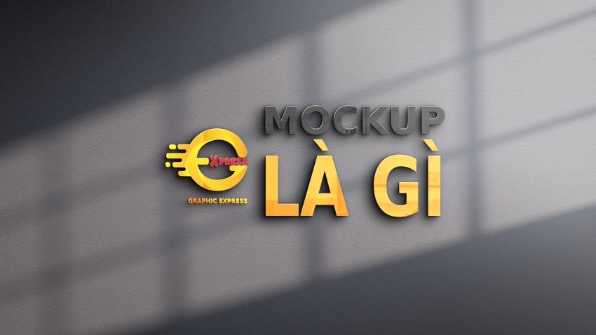 3D Logo Mockup Design