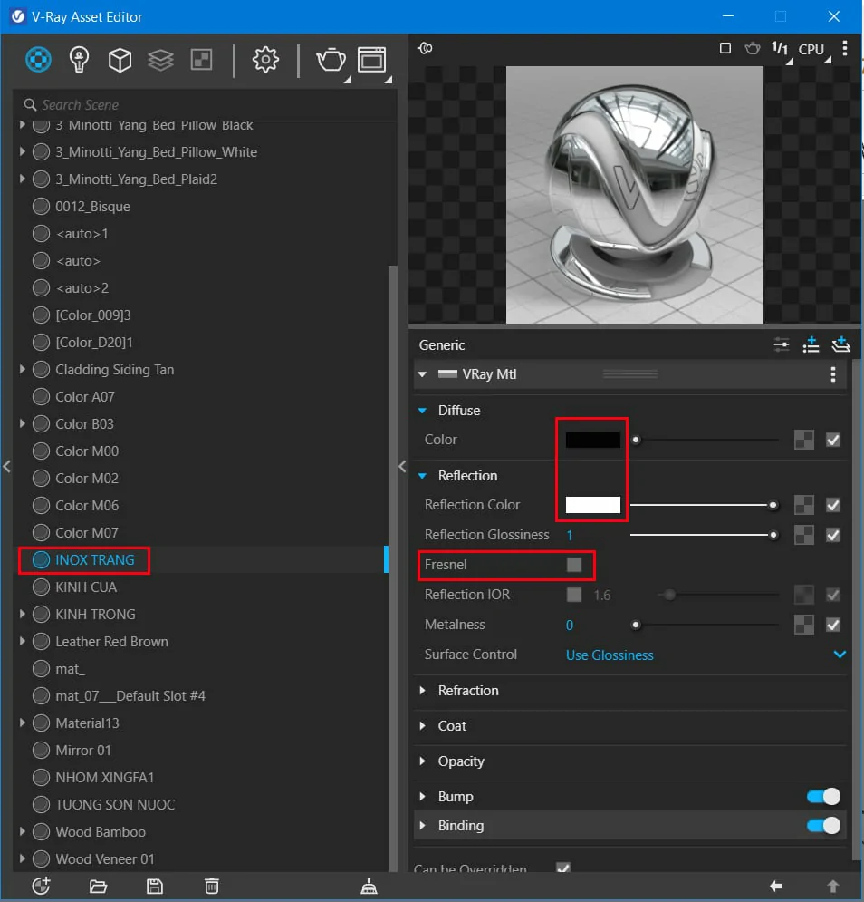 Cách tạo vật liệu cơ bản trong vray Sketchup Cách tạo vật liệu cơ bản trong vray