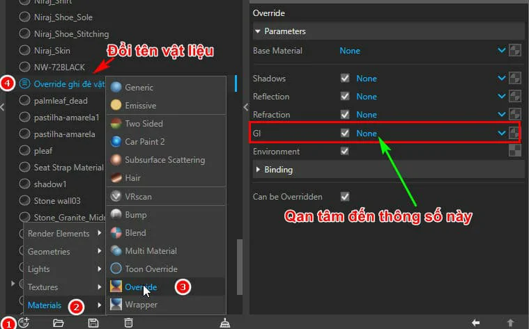 Cách tạo vật liệu cơ bản trong vray Sketchup Cách tạo vật liệu cơ bản trong vray