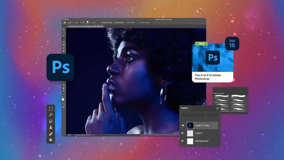 Học cách chỉnh sửa ảnh trong học Photoshop cơ bản.