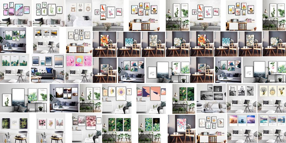 TRANH CANVAS 4 TRANH CANVAS 4