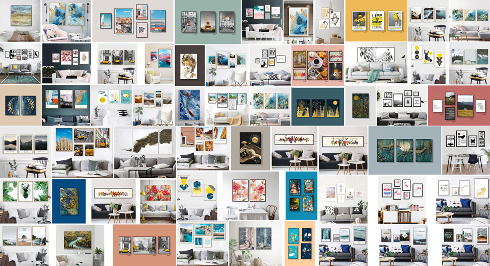 TRANH CANVAS 6 TRANH CANVAS 6