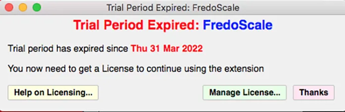 Freedo trial period expired